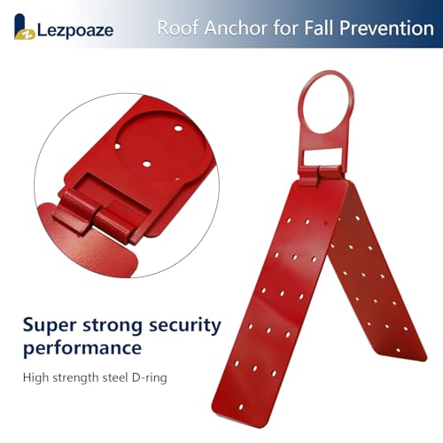 Image of Stainless Steel Roof Anchor Bracket - Heavy-Duty Fall Protection for Roofing & Construction, OSHA /ANSI Compliant, Corrosion Resistant