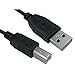 Price comparison product image 1m High Speed USB Cable - (100% Copper Wire) - A Male to B Male - High Speed 2.0-480Mbps - Compatible with all Printers including Epson, HP, Canon, Lexmark, Oki