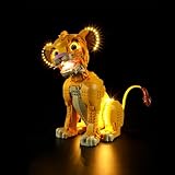 Mililier LED Light Kit for Lego 43247 Young Simba The Lion King Set, Compatible with Lego 43247 Building Blocks Model(Not Include Blocks Set)
