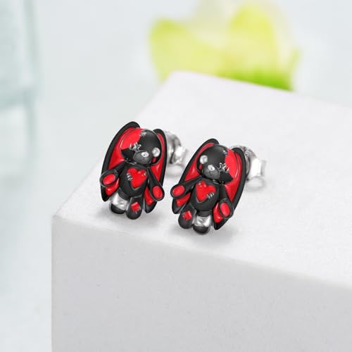 Boucles d'oreilles lapin gothique parfaites pour soirées witchy et concerts - 2