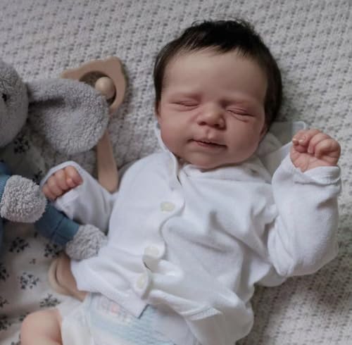 Anano Muñecas Bebé Reborn Niño De18 Pulgadas, Realista Muñeca Bebe Reborn Chicos Silicona Cuerpo Completo De Vinilo De La Vida Real, Bebé Real Hecho A Mano