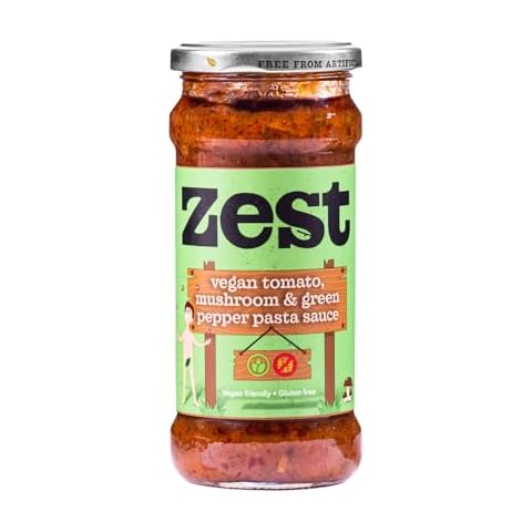 Zest Tomato Mushroom and Green Pepper Sauce Cover