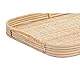 BANDEJA SET 2 RATAN 56X36X5,5 DECORACION NATURAL
