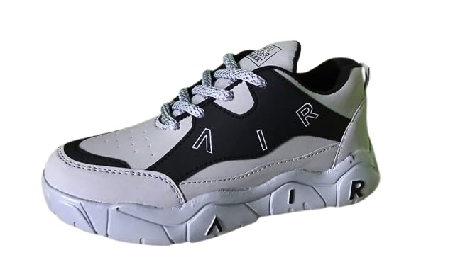 AMANSHI The Leather Points Women's Athletic Shoes for Womens, Office, Lightweight, Classic, Relaxed, Long-Lasting, Regular Use, Sports Shoes (Dark Grey) Size (37)-image-27