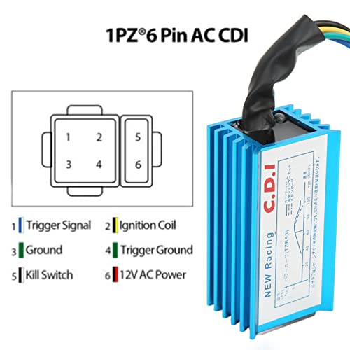 Caixa ATVCDI à prova de poeira à prova de umidade 6 pinos Easytouse Módulo CDI elétrico de aço inoxi