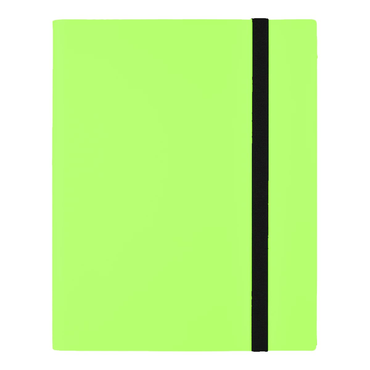 Trading Card Binder, 360 Card 9-Pocket Album - Bright Green