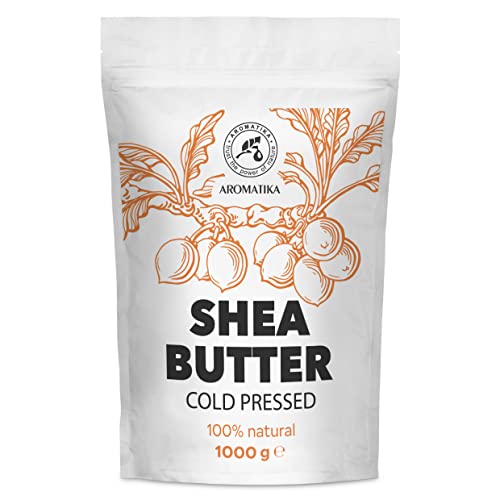 Manteca de Karité 1000g - Shea Butter Africana - Puro y Natural - Butyrospermum Parkii - Hidratante Corporal - Cuidado Facial - Aceite para Cabello - Piel - Uñas