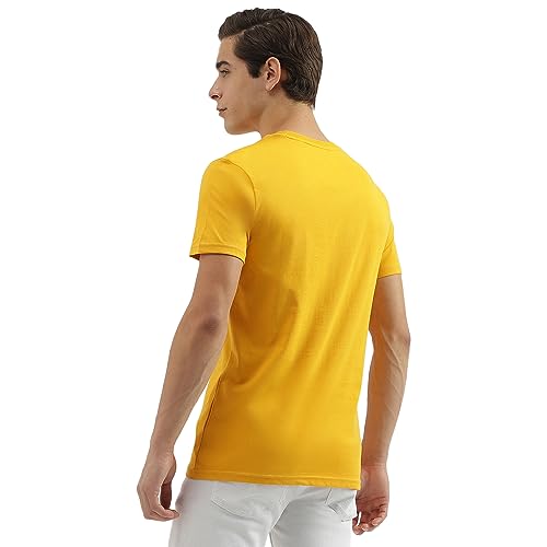 Image of UNITED COLORS OF BENETTON Men's Solid Regular Fit T-Shirt