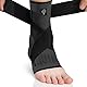 NEO X-PRO Sprunggelenkbandage - Einstellbares Fußbandage - Flexible knöchelbandage - Ultradünn Fußgelenkbandage - Komfortabel - Rechte und Linke Fußgelenk - Damen und Herren (Schwarz, S)
