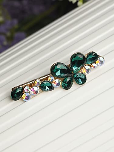 Rose Plated Floral Hair Pin, Elegant Accessory