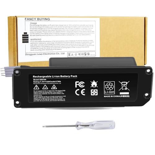 Fancy Buying 2297mAh 088796 088789 088772 080841 Replacement Battery for Bose Soundlink Mini 2/Soundlink Mini II Series - Hands-on Welding Required