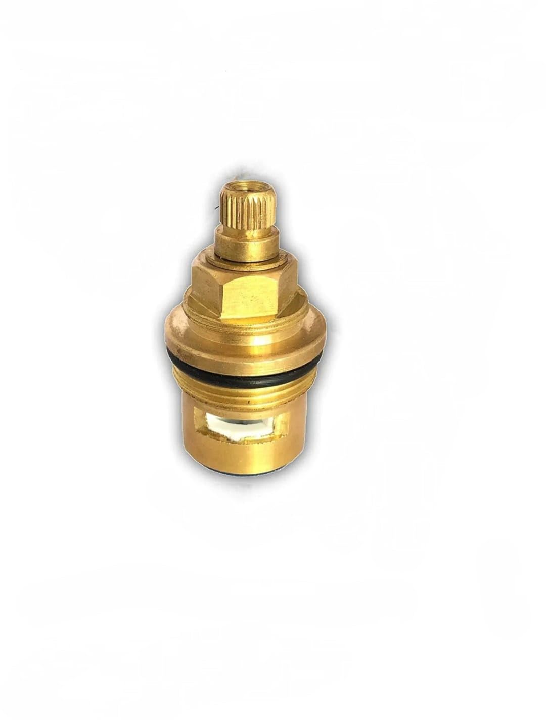 Dikshaware Ceramic Disk Fitting Brass 3/4'' Spindle for Repairing Disc Inner Part Cartridge for Taps - Suitable for HINDWARE FLORA MODEL AND any brand Type Model (Golden) 1 pc set-image-18