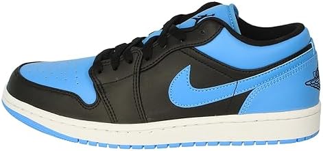 Nike Air Jordan 1 Low Men's Black/Black-University Blue 553558-041 10 | Image 5