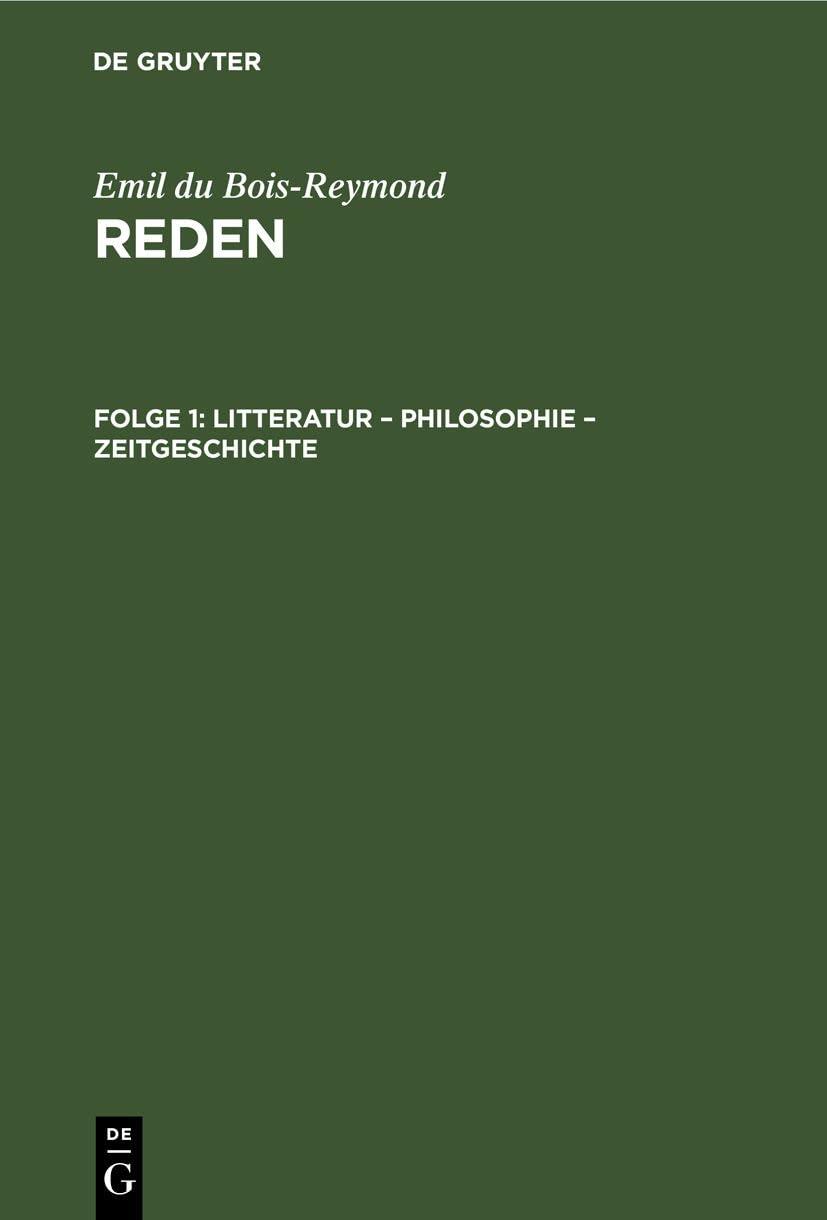 Litteratur – Philosophie – Zeitgeschichte (German Edition)