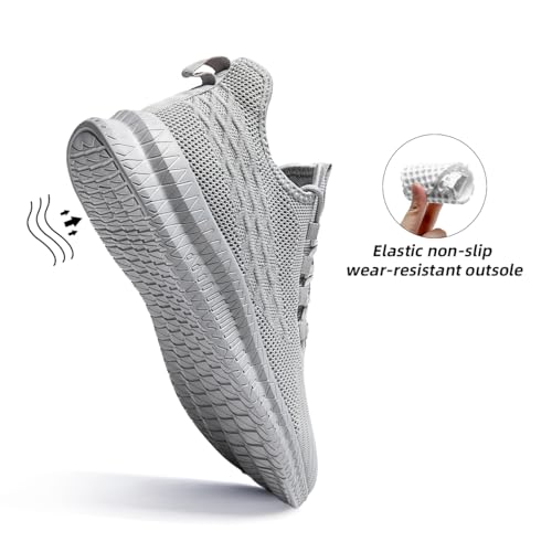 Image of DLWKIPV Womens Walking Shoes Slip On Sneakers Tennis Shoes Running Sport Workout Gym Shoes Athletic Non Slip Lightweight Breathable Fashion Casual Shoes for Travel Work