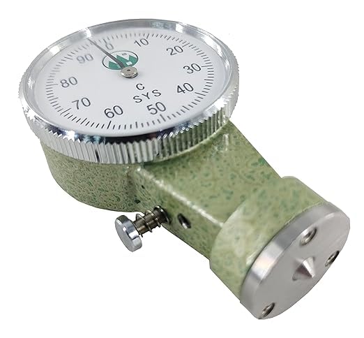 Sand Mould Surface Hardness Tester Handheld Sand Mould Surface Durometer C Type with Maximum Load 1500G Compression Stroke 2.50MM Load Under Pressure 180G