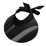 EVAEVA Freiwild Rivalen Und Rebellen Cap Big Hat Sonnenschutz-Strand-Sonnenschutz-Sommerferien-Hut-Frauen-Baseballmützen Caps Herren Baseball (Black, One Size)
