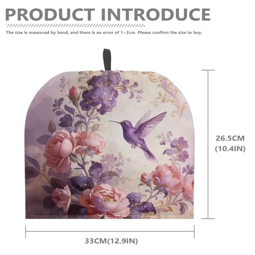 Image of Hummingbird Print Tea Cozy for Teapot Insulated Large Teapot Warm Tea Kettle Cover Machine Washable Coffee Pot Cloth Covers Kitchen Home Decorations for Party