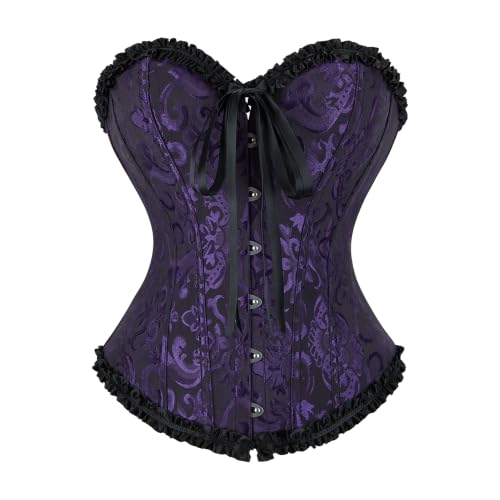 Image of frawirshau Women's Overbust Costume Corset Renaissance Victorian