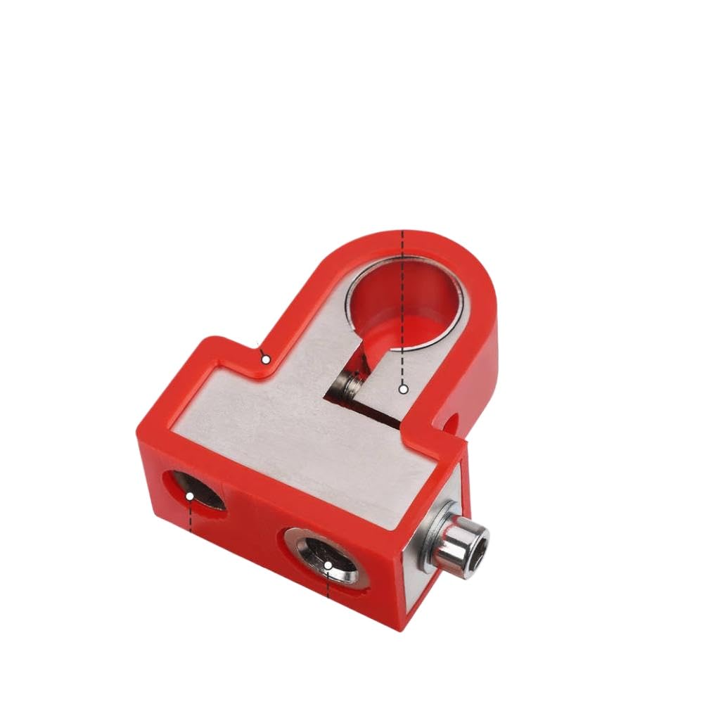 Terminal lateral de latón macizo con collar adaptador para cables de 0, 2, 4 y 8 AWG