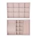 MonkeyJack 2 Pieces 35x2x3cm Tray Showcase Display Organizer Ring Earring Multi Purpose