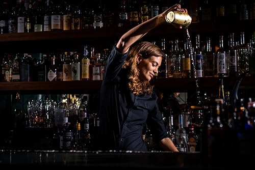 Coctelera Boston Gold Speakeasy de 800 ml para evitar goteos al agitar 5