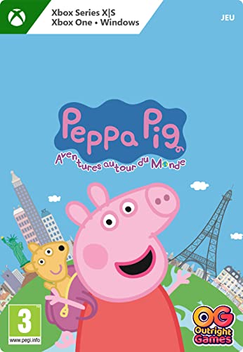 Peppa Pig World Adventures Xbox One Series X S jeu vidéo enfant code de téléchargement