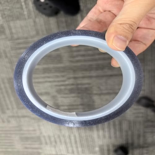 ROSEUP 5 Rolls 0.8 Inch x 108 Ft Blue Heat Resistant Tape, Heat Transfer Tape, Strong Heat Resistance, Long-Lasting Adhesion for Industrial Printing & Label Transfer