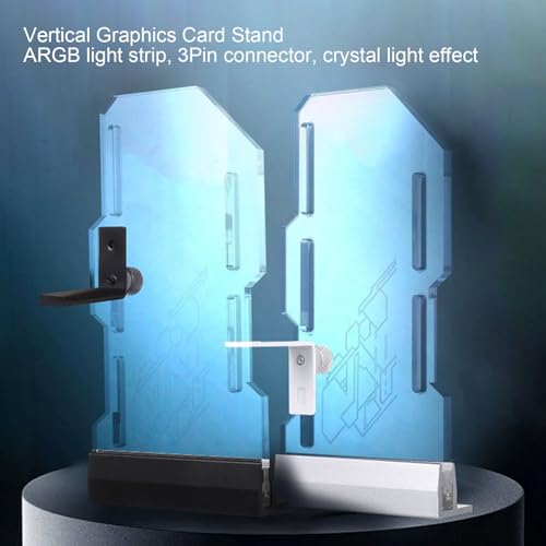 Oreilet 2026 Nuevo Soporte para GPU ARGB, Soporte para Tarjeta Gráfica Vertical Ajustable con Conector RGB Direccionable 3 Pines, para Tarjeta Video para 99% Casos - imagen 5
