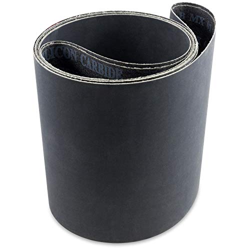 Red Label Abrasives 6 X 48 Inch 400 Grit Silicon Carbide Sanding Belts, 2 Pack