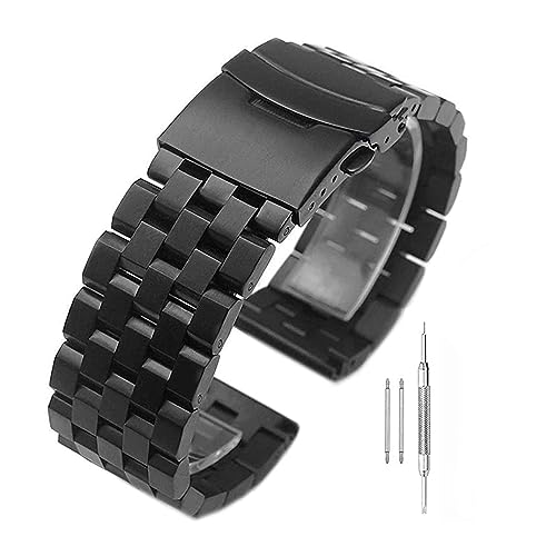 Bracelet en acier inoxydable solide 22mm idéal pour le sport et le bureau