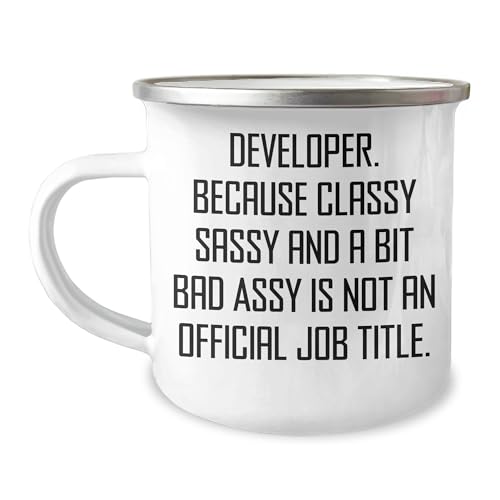 Developer Humor Funny Gifts for Valentine's from Tech Lovers, for Developer Friends and Coworkers, Developer Mug for Unique Valentine's Unique Gifts with Sass and Wit