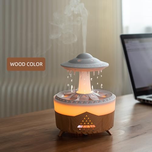 Humidificador Difusor Aromático Eléctrico Rain Cloud portátil miniatura 6