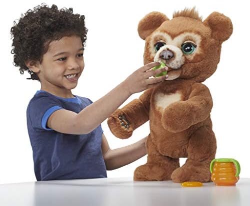 Fur Real Friends Cubby The Curious Bear Interactive Plush Toy, Ages 4 and Up