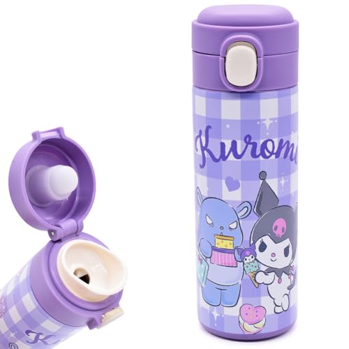 Kuromi kawaii thermos en acier inoxydable enfant