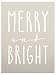 Merry And Bright - Skinny & Script - Word Stencil - 6" x 8" - STCL1396_1 by StudioR12