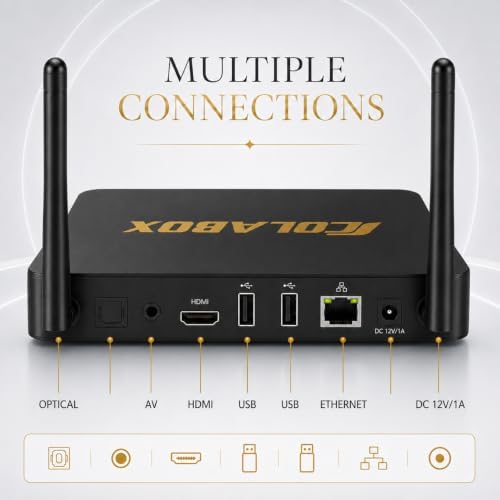 2026 COLA Box, L2 Plus, 4GB RAM 64GB ROM, Remote Control, WiFi Connetion Device with hdmi Cable, User Guide - 4