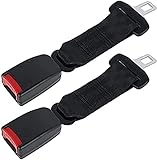 2 Point Universal Car Seat Safety Belt Harness Kit Adjustable Extender for All Cars Adult Kids Polyester
