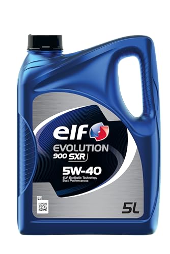 Aceite de motor ELF Evolution 900 SXR 5W-40 - Tecnología sintética ACEA A3/B4, API SN/CF MB 229.5 - 5L