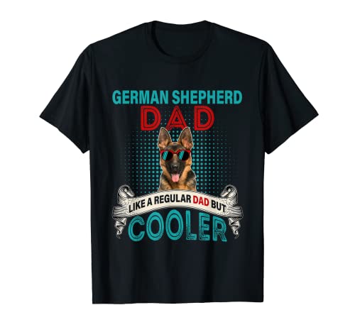 Occhiali da sole vintage German Shepherd Dad Definition Cooler Maglietta