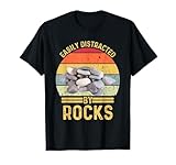 Photo Gallery leggermente distratto dalle rocce funny rock collector maglietta Photo Gallery leggermente distratto dalle rocce funny rock collector maglietta