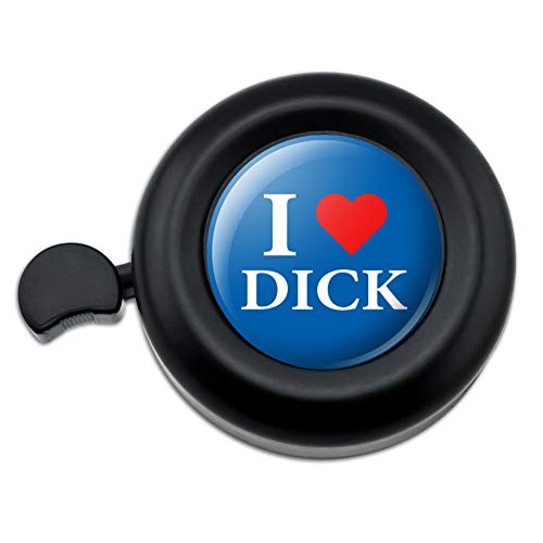 GRAPHICS & MORE I Love Dick Heart Bicycle Handlebar Bike Bell