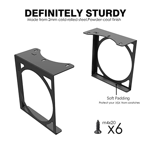 Image of Monzlteck Under Desk Mount for Xbox Series X,Stealth Mount for XSX
