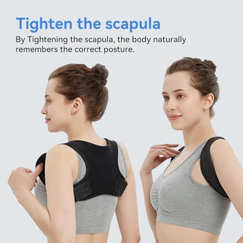 Uiof Posture Corrector Women And Men, Comfortable Adjustable Upper Back Brace Posture Corrector, Relief Back Pain, Support For Back, Neck And Shoulder - 7