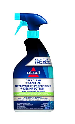 Bissell - BISSELL Deep Clean + Sanitize Stain and Odour Remover for Carpet (22 oz), 9440C