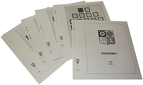Lindner-T Vordruckblätter T245 Deutschland Saargebiet- Jahrgang 1920 bis 1934