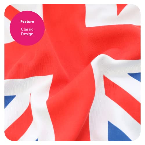Dames Unie Jack Jurk - Rood, Wit en Blauw Union Jack Flag Klassieke Jurk - 90s Muziek Pictogrammen, Brit Pop, VE Day, Jubilee Fancy Dress - Image 4