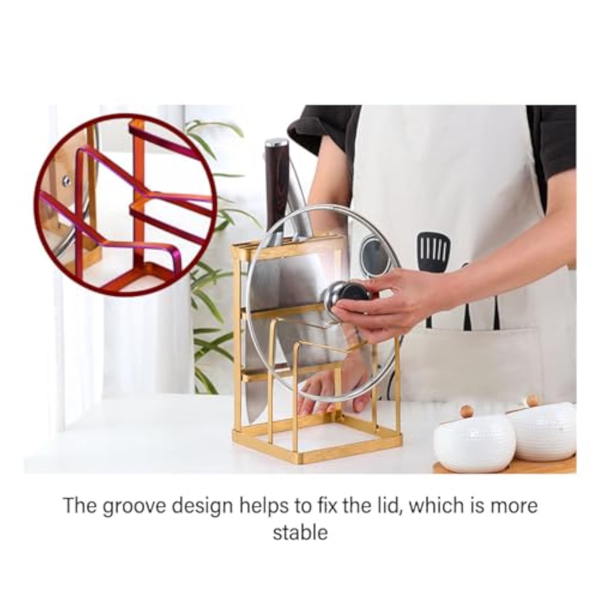 Cutting Board Rack Holder for Kitchen