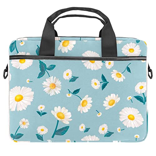 Funda de bolsa de mano floral para llevar el ordenador a la cafetería o la oficina