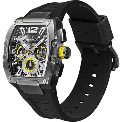 Image of Tornado XENITH Men's VX9J Movement Watch, Multi Function Display and Premium Flexible & Durable Silicone Strap - T23105